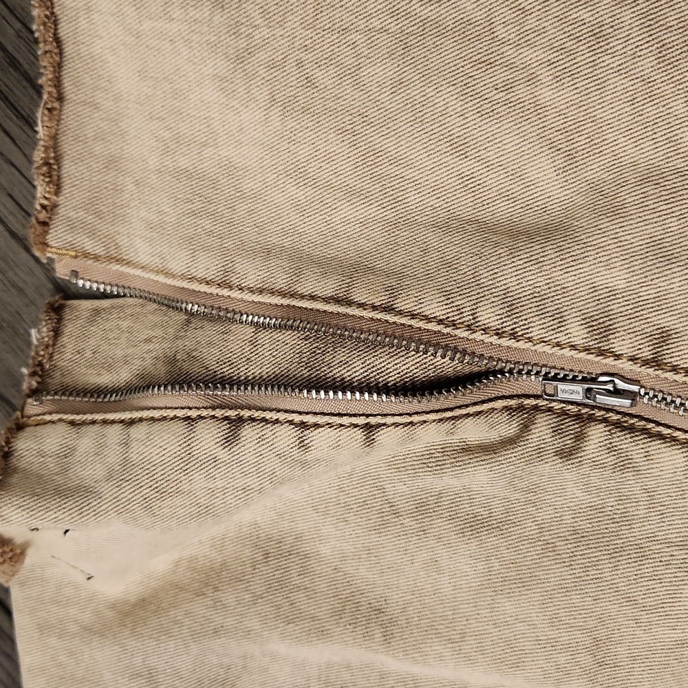 PRETTY LITTLE THING Women's  Tan Sleeveless Denim TopVest Size 8. - Picture 7 of 13